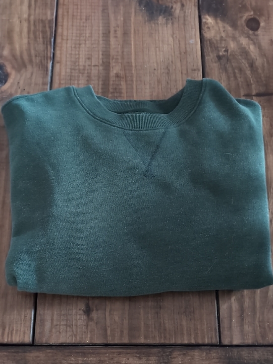 Tops - Women's Crewneck Sweatshirt in Forest Green